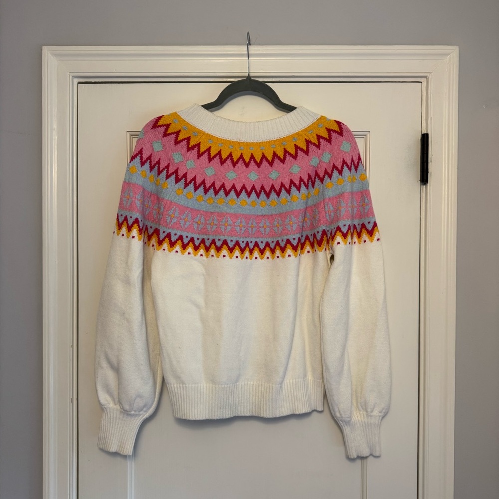 Vibrant Women's Retro Sweater